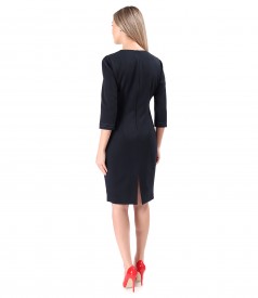 Rochie office din stofa elastica cu viscoza