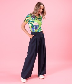 Bluza din jerse elastic de viscoza