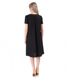 Rochie evazata cu in