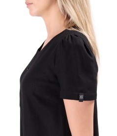 Rochie evazata cu in