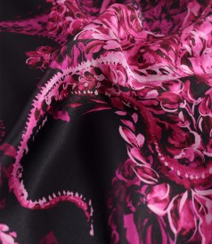 Rochie lejera din matase naturala imprimata cu motive paisley