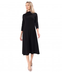 Rochie midi din jerse elastic de viscoza