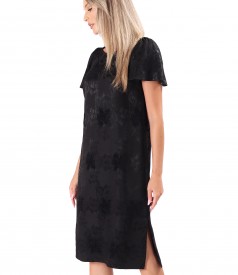 Rochie eleganta cu maneci ample scurte